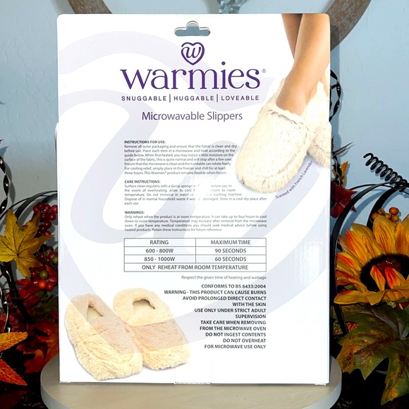 🤍Cream🤍Warmies Slippers - Picture 4 of 7
